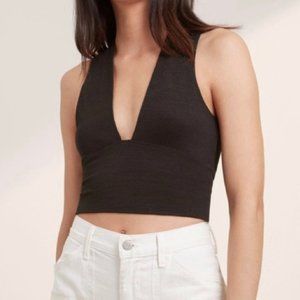 Aritzia Wilfred Free Valeria Top WHITE